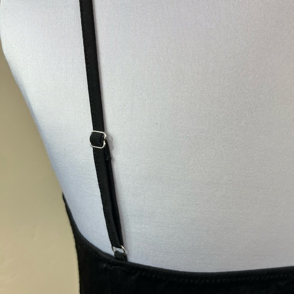 ASOS Corset Cami Lace Insert Adjustable Straps Elastic Bottom Hook-Eye Closure - Picture 6 of 12